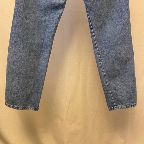 Wrangler 31 x 30 Stonewash Mens Jeans, With W Logo on Pockets, Straight Leg - Picture 7 of 10